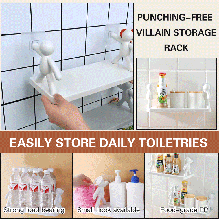 🥰The kitchen toilet receive shelf