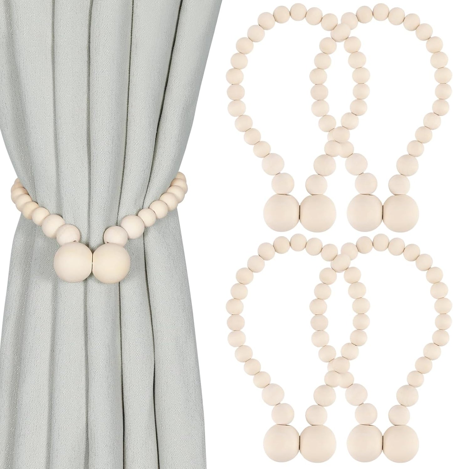 Magnetic Curtain Tiebacks