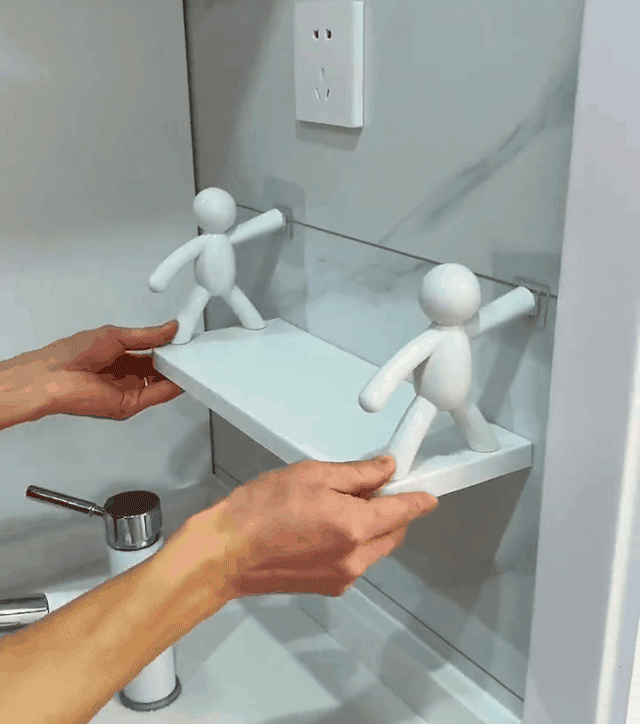 🥰The kitchen toilet receive shelf