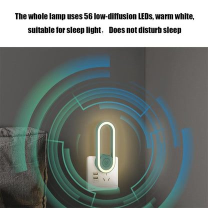 2022 Latest Frequency Conversion Ultrasonic Mosquito Killer with LED Sleeping Light