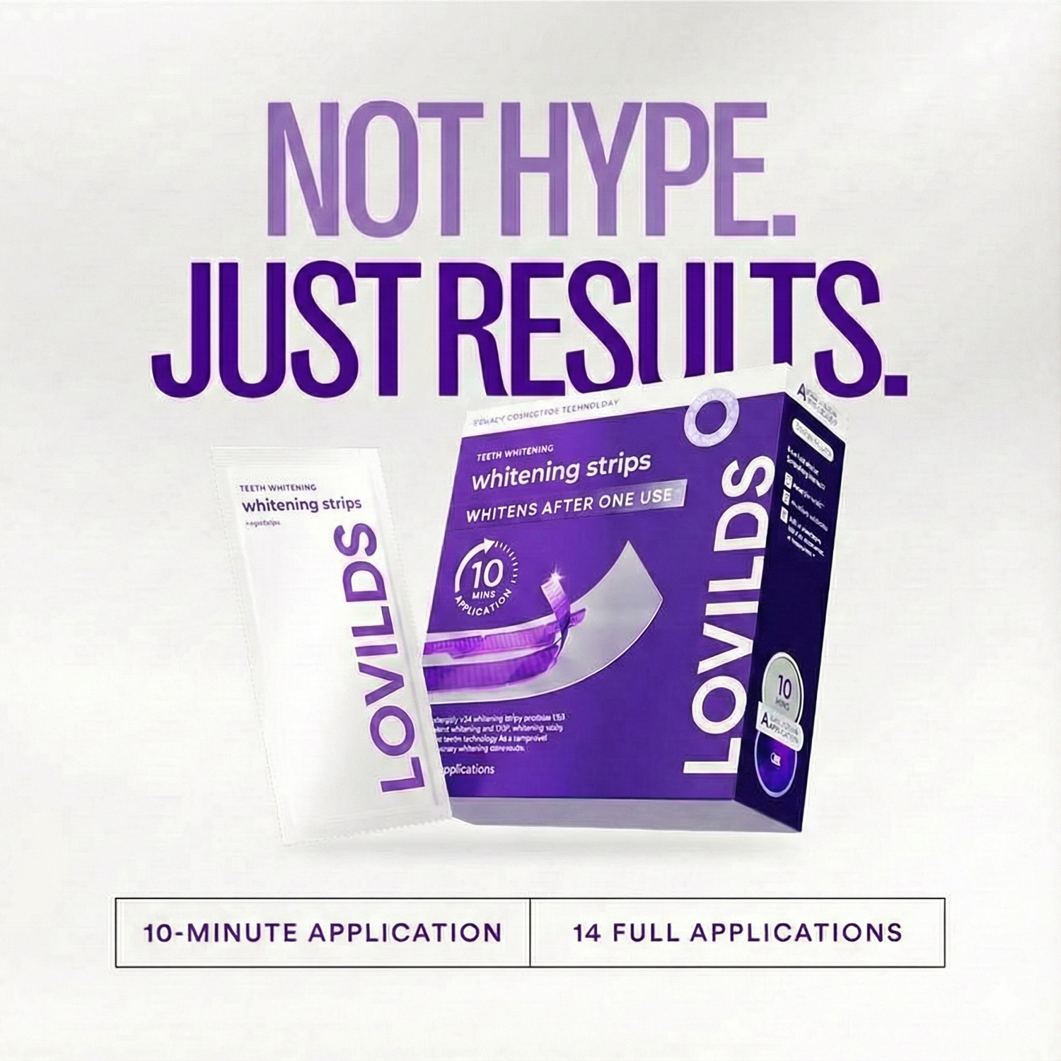 LOVILDS Whitening Strips image LOVILDS Whitening Strips