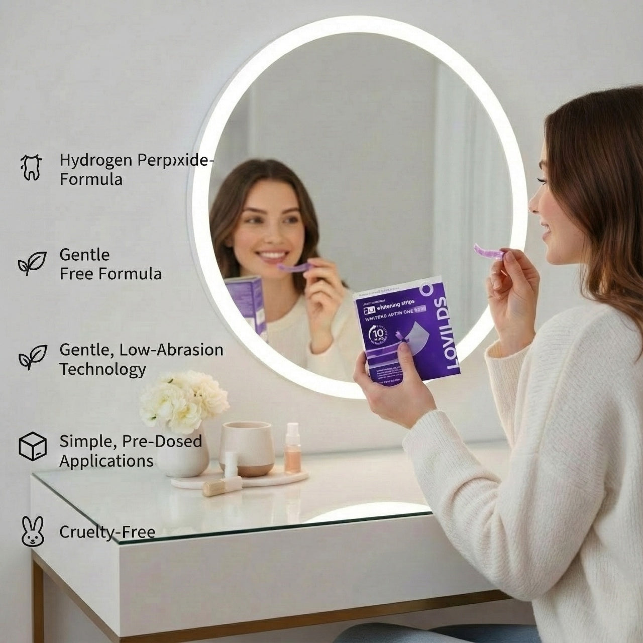 LOVILDS Whitening Strips image LOVILDS Whitening Strips