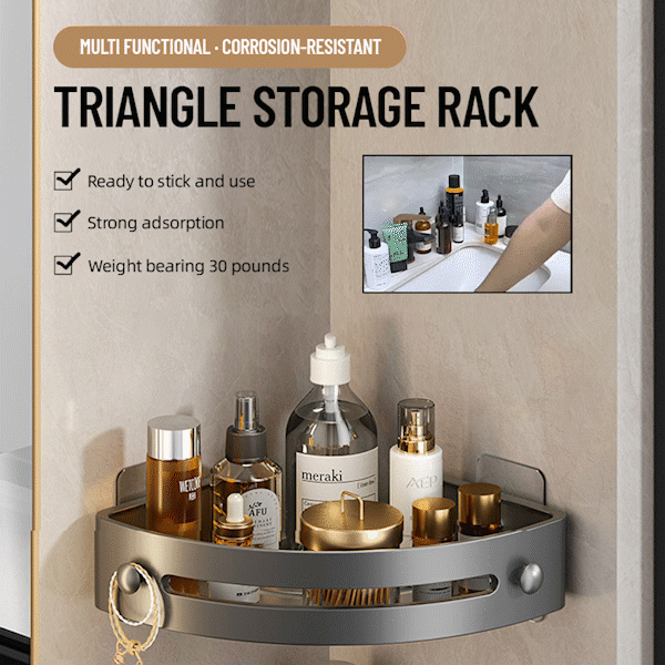 🚿Bathroom Triangle Shelf